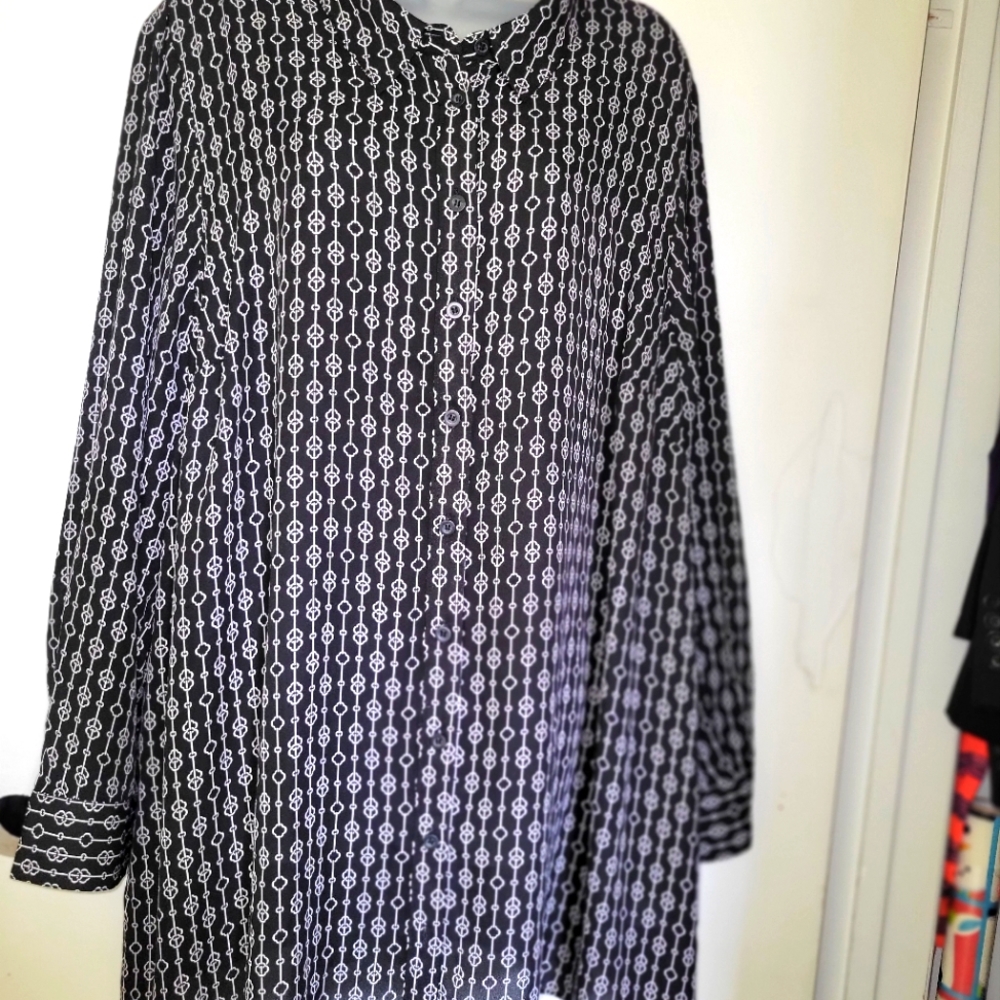 Lane Bryant Button Down Bouse - image 1
